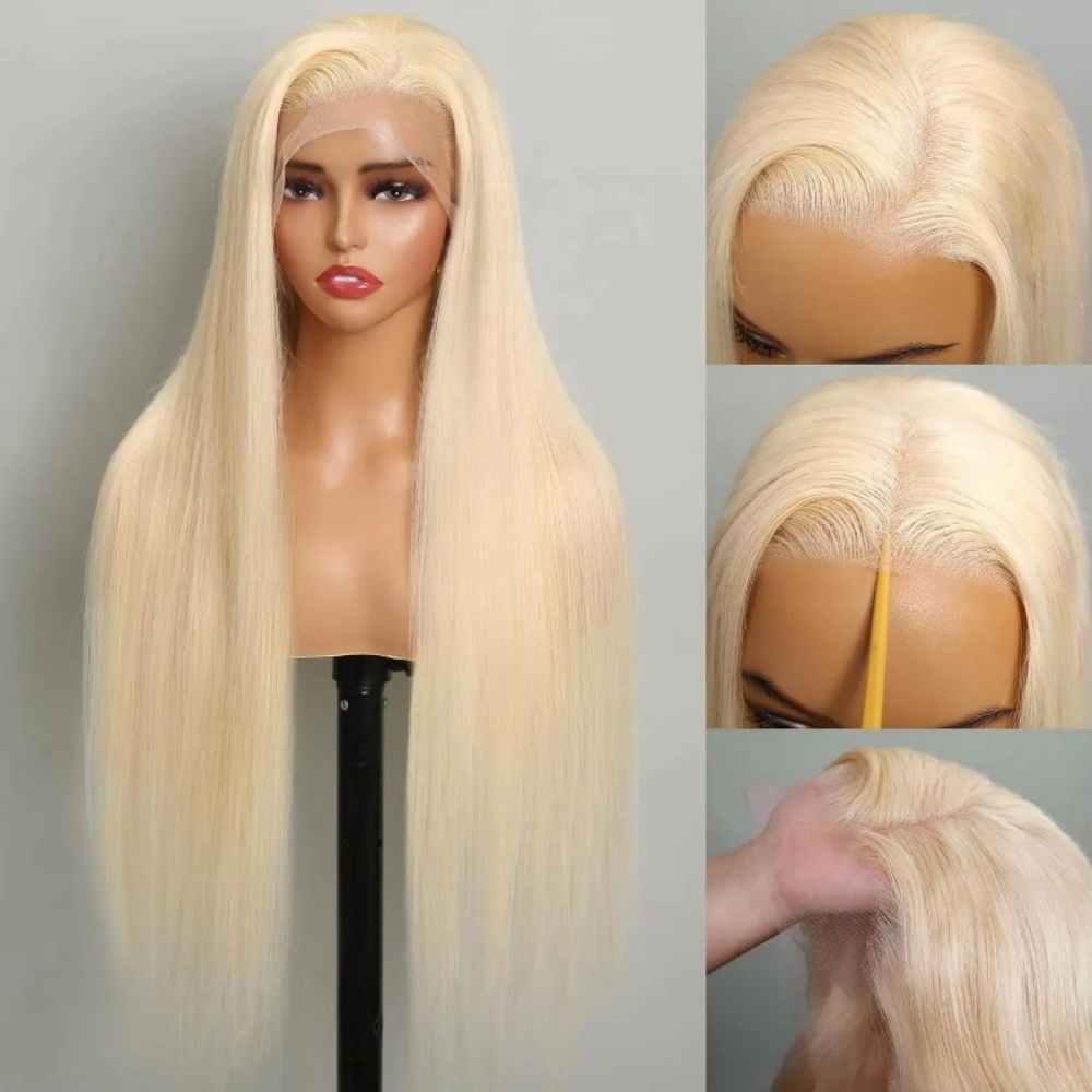 Human Hair Wigs - 613 loira peruca de cabelo humano