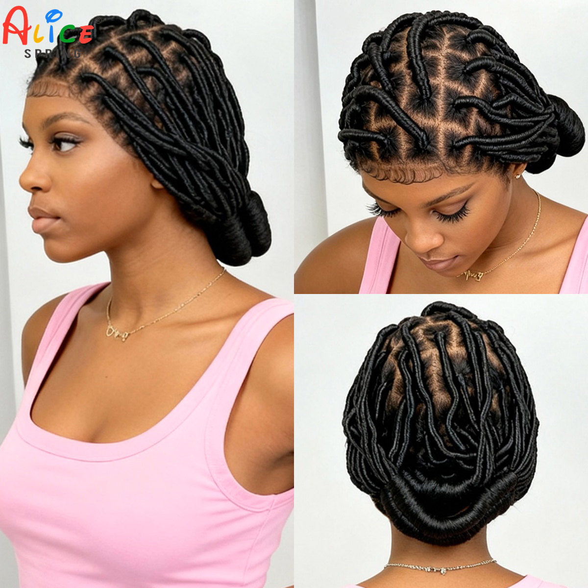 Perucas Trançadas Bantu Sintét - Synthetic Braided Wigs For Black Women avaliação e preço