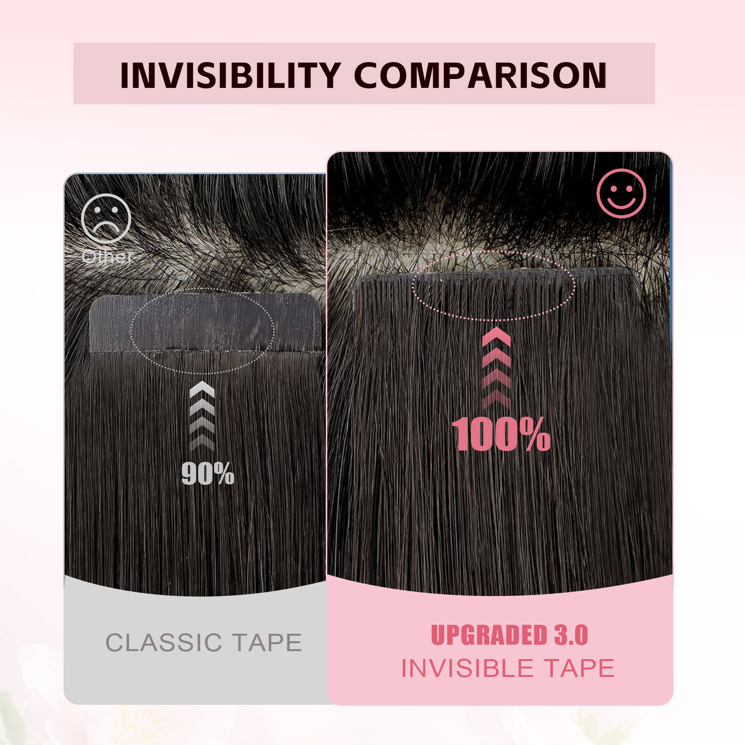 Extensões de Cabelo com Fita I - Invisible Tape In Extensions Real Hair avaliação e preço