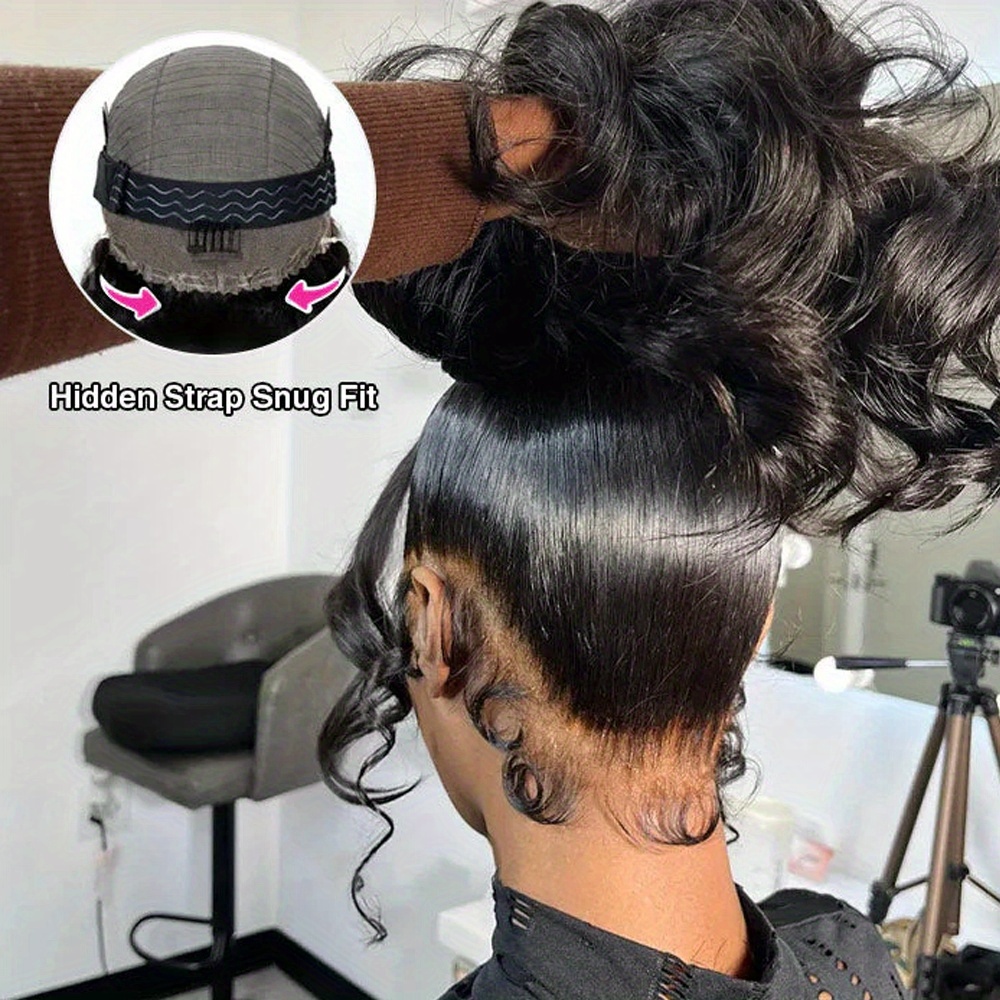 Hd 360 peruca cheia do laço co - Human Hair Wigs avaliação e preço
