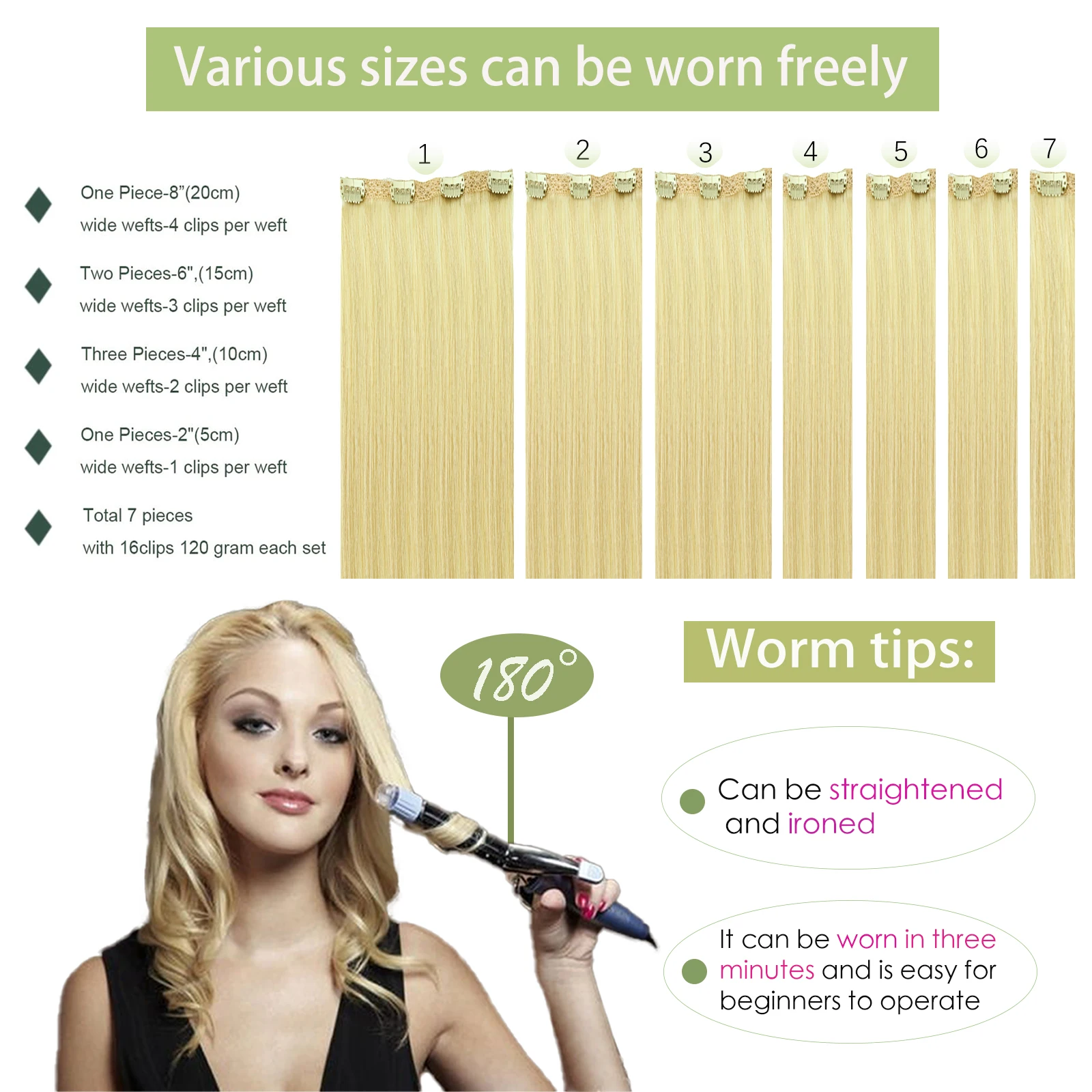 Extensões de Cabelo Preto Natu - Seamless Clip In Hair Extensions Human Hair avaliação e preço