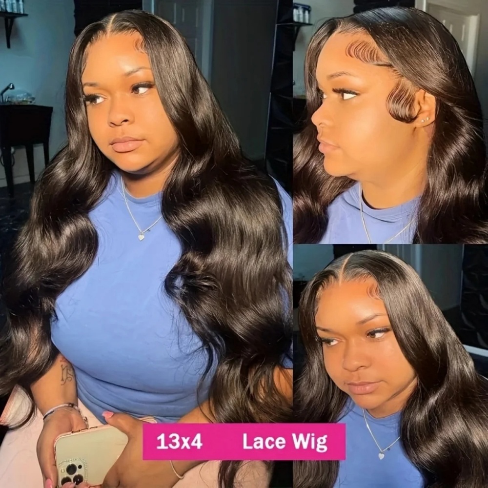 Peruca de cabelo humano com on - Human Hair Wigs avaliação e preço